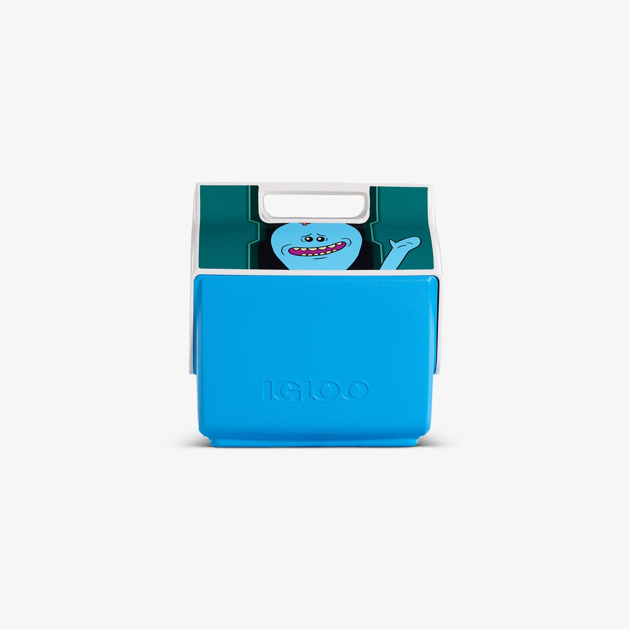 Rick and Morty Mr. Meeseeks Box Little Playmate 7 Qt Cooler