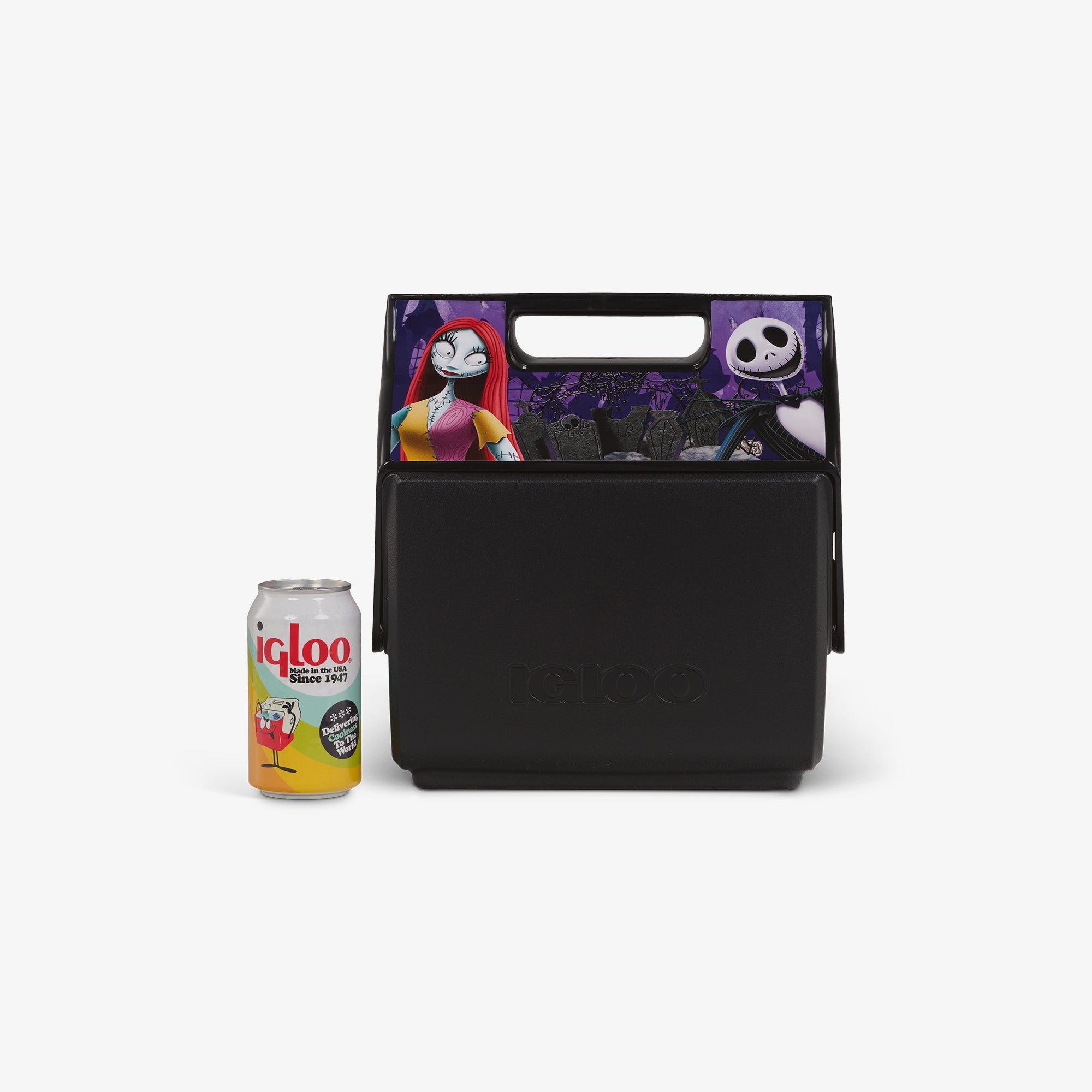 Disney Tim Burton’s The Nightmare Before Christmas Jack Skellington & Sally Little Playmate 7 Qt Cooler