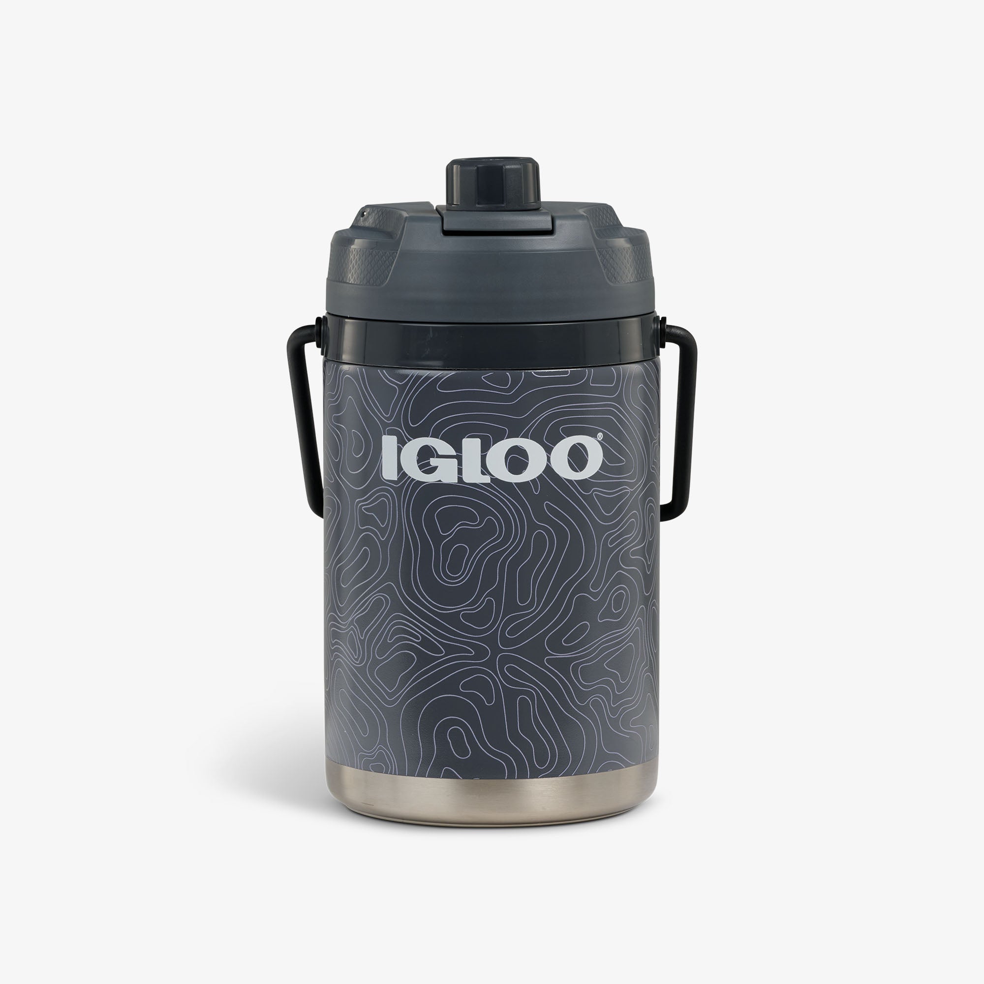 Front View | Trailmate® 54 Oz Hybrid Jug::Carbonite::Stainless steel exterior 