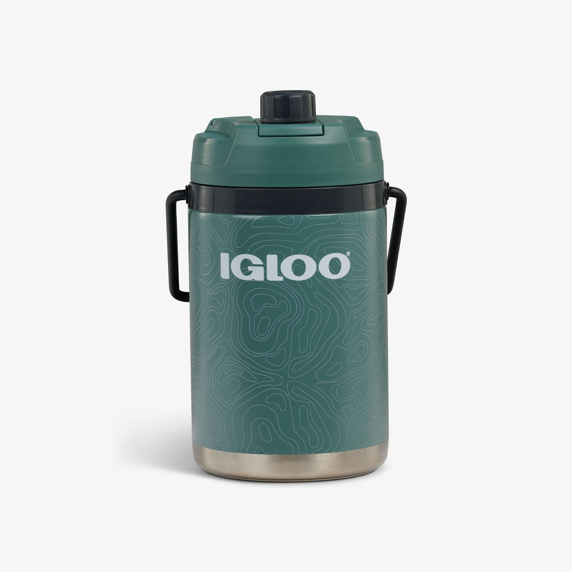 Front View | Trailmate® 54 Oz Hybrid Jug::Spruce::Stainless steel exterior 
