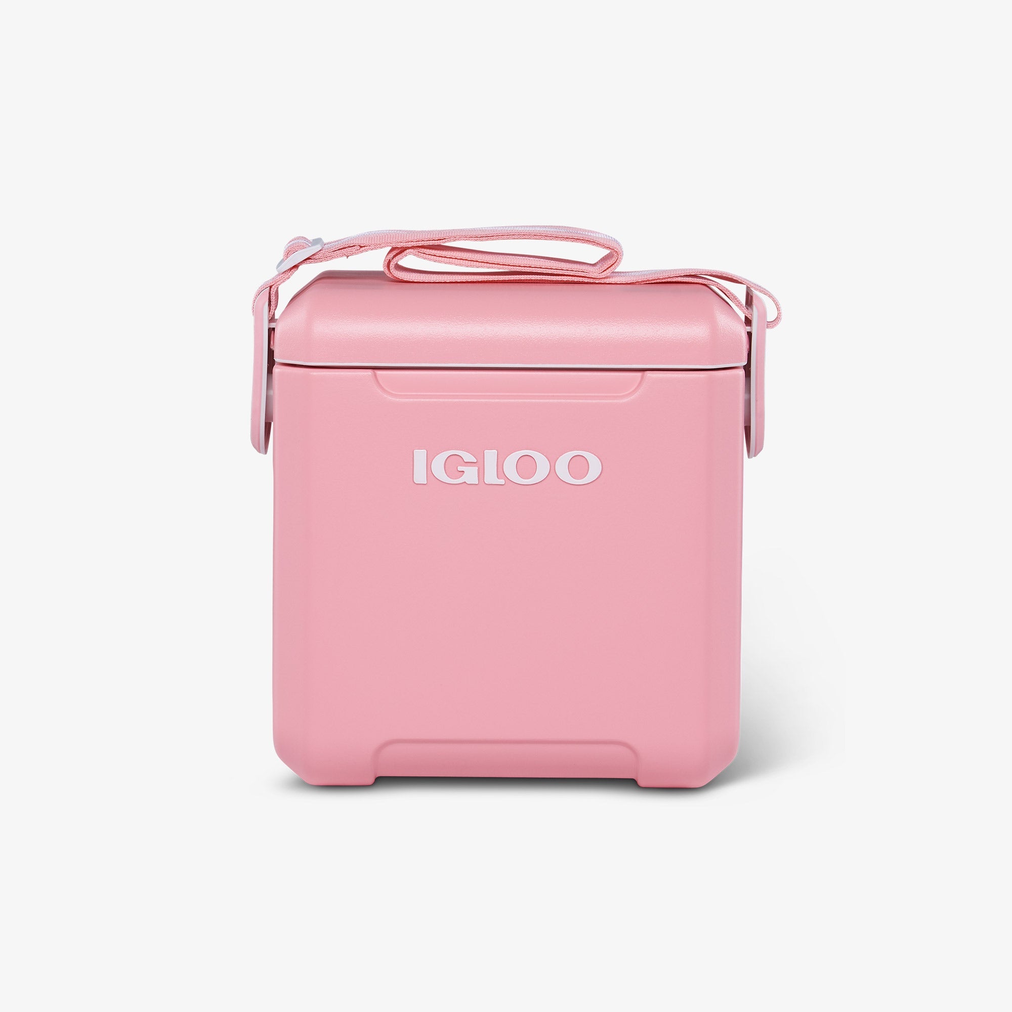 Front View | Tag Along Too Cooler::Blush::Woven adjustable strap