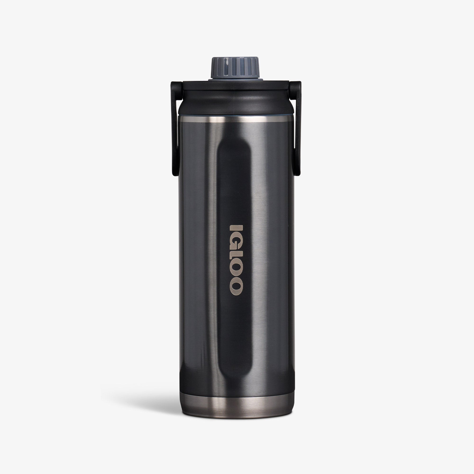 Front View | 46 Oz Twist ‘n’ Chug Bottle::Gloss Carbonite::Retention: Up to 48hrs cold / 8hrs hot*