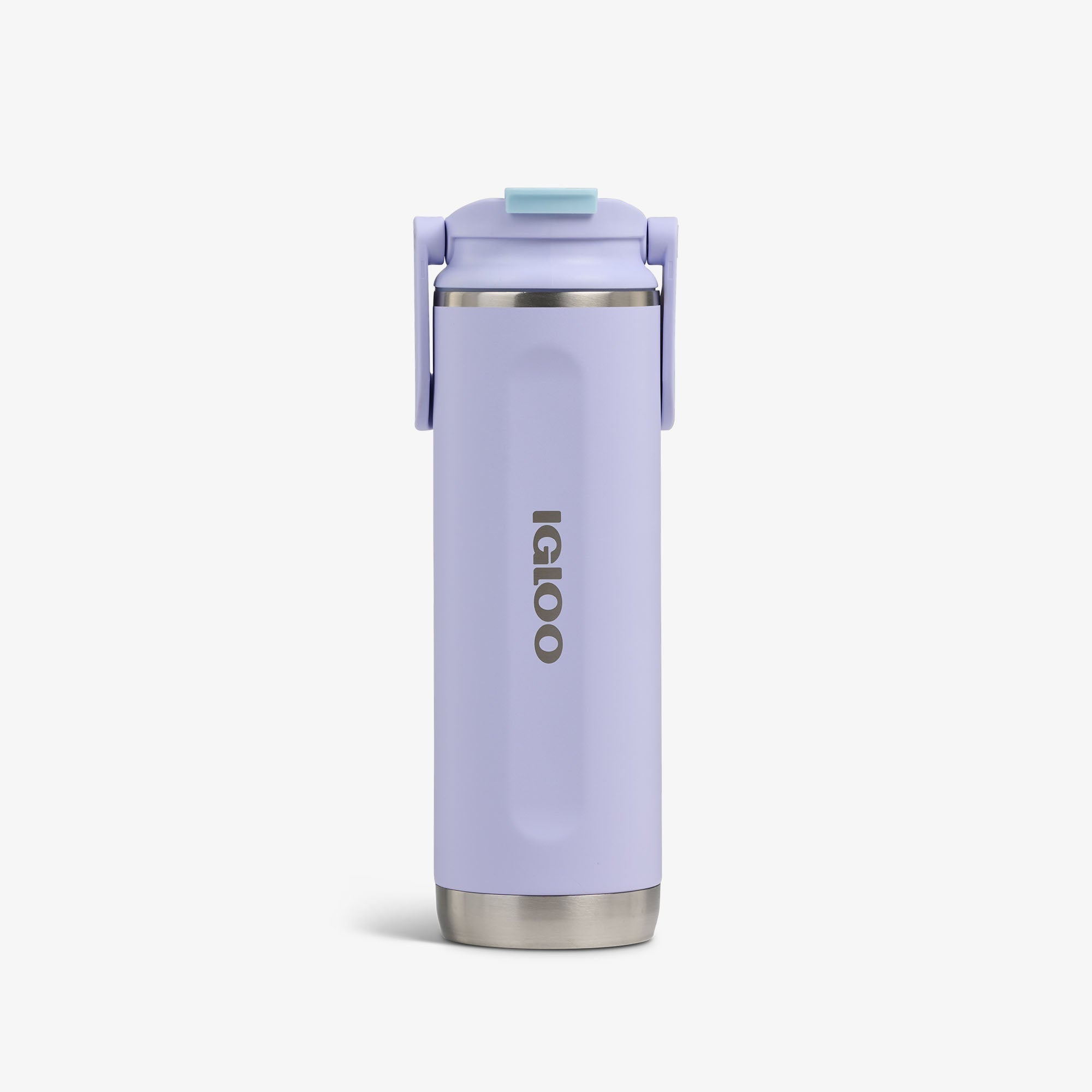 Front View | 20 Oz Flip ‘n’ Sip Tumbler::Lilac Breeze::Fits in standard cup holders