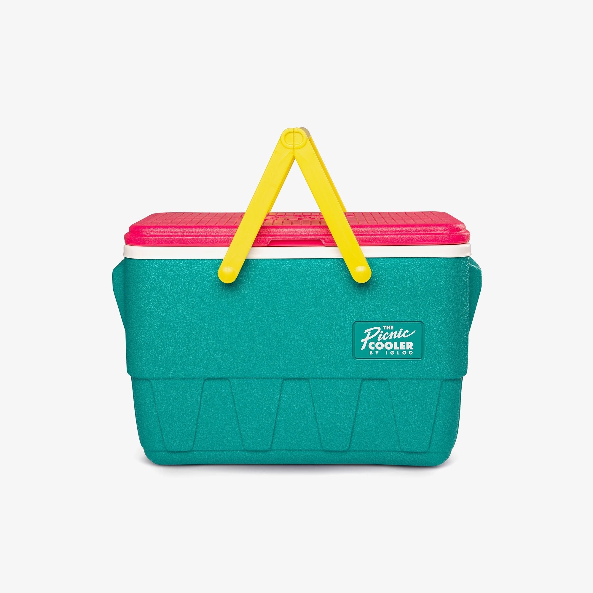 Large View | Retro Limited Edition Picnic Basket 25 Qt Cooler::Jade