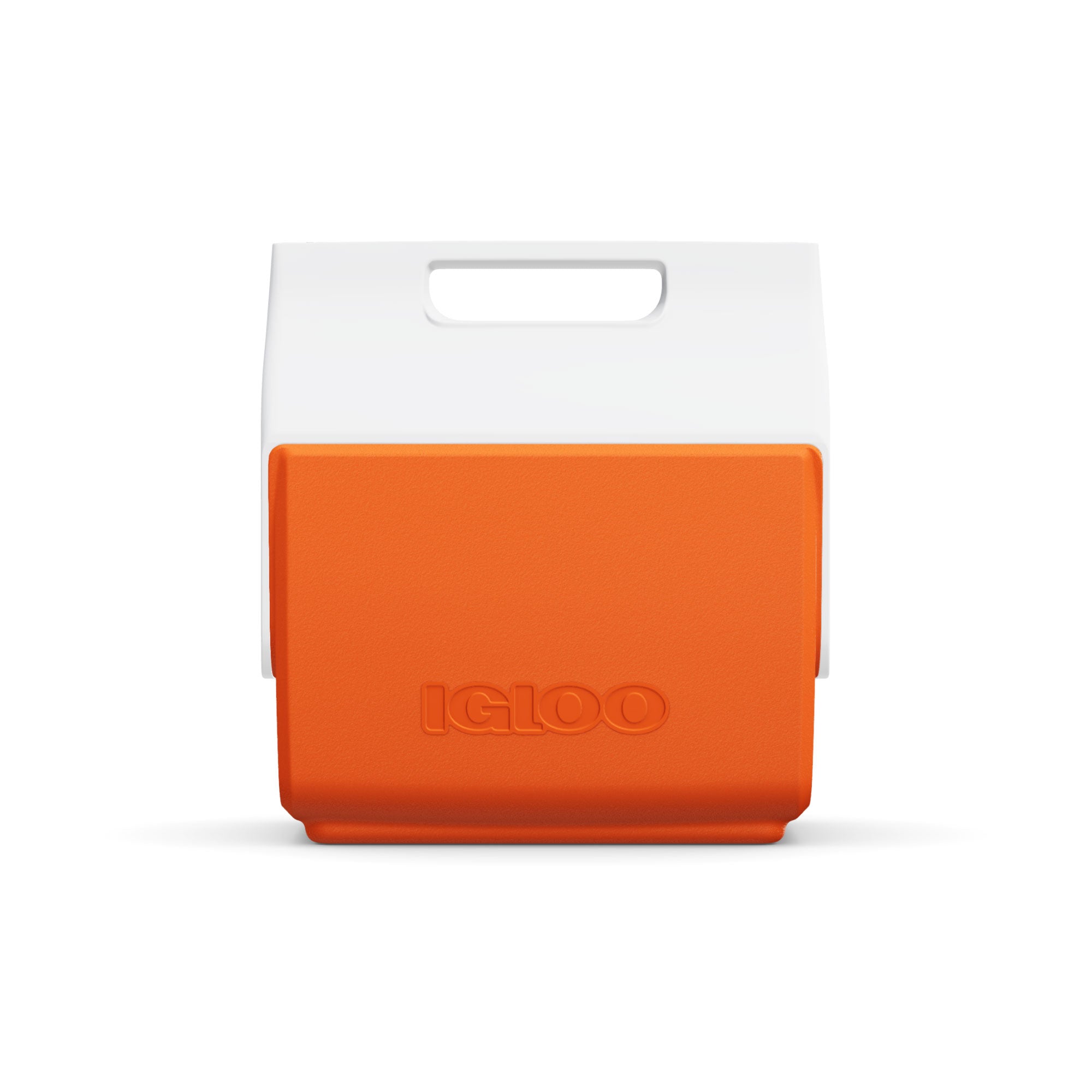 Front View | Retro Little Playmate 7 Qt Cooler::Orange - Custom::