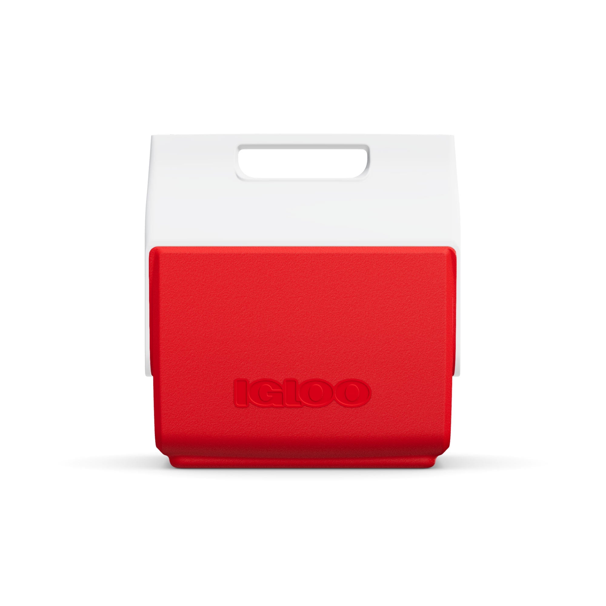 Front View | Retro Little Playmate 7 Qt Cooler::Red Star - Custom::