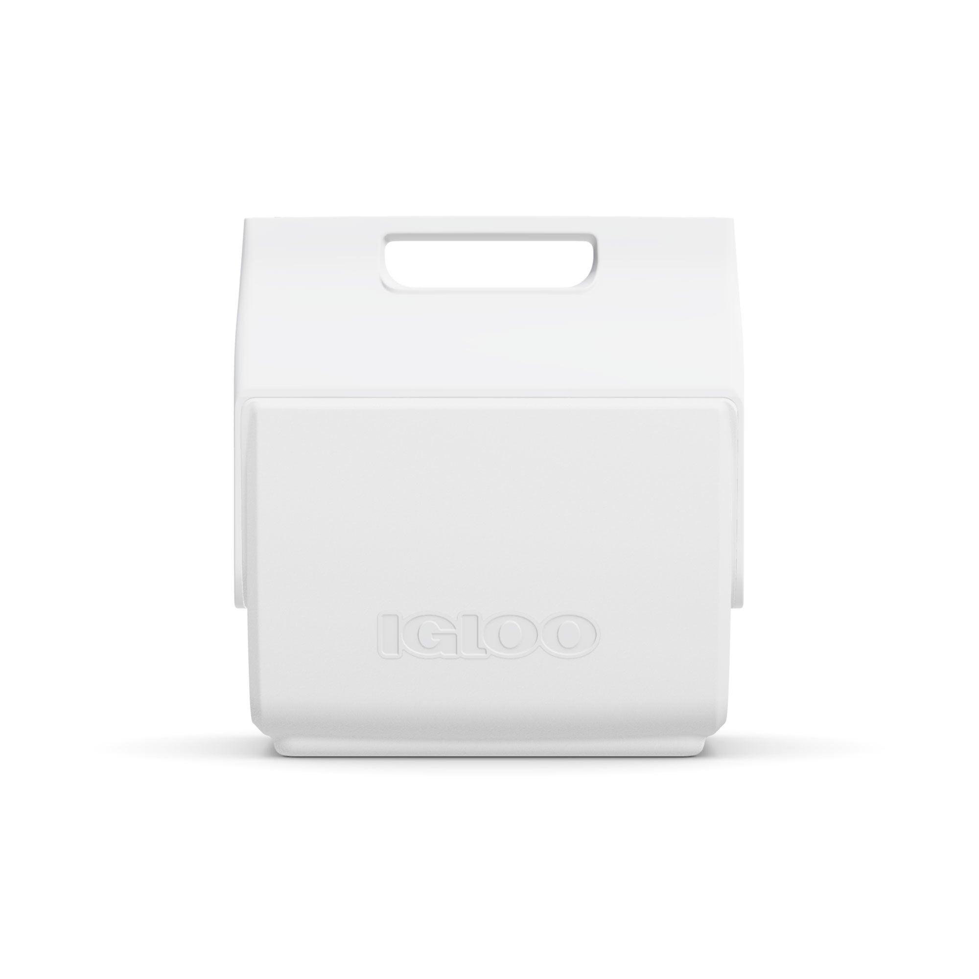 Front View | Retro Little Playmate 7 Qt Cooler::White - Custom::